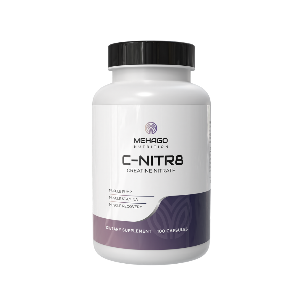 MEHAGO C-NITR8 bottle — transparent background