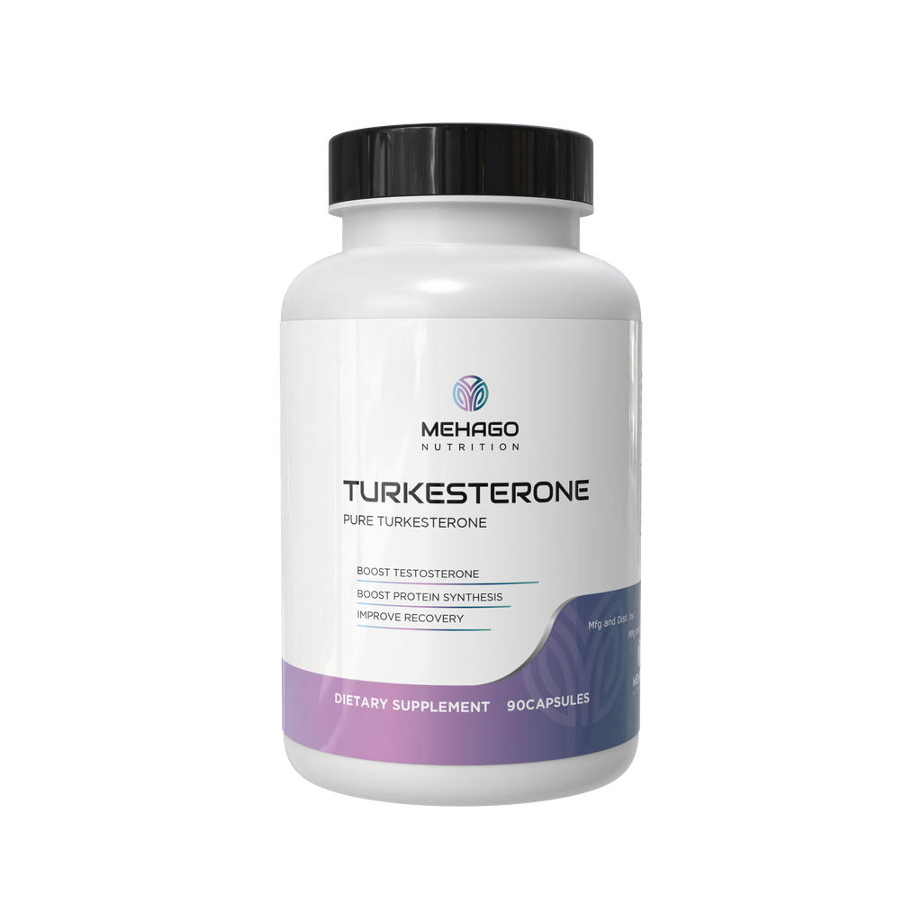 MEHAGO Turktesterone bottle — transparent background